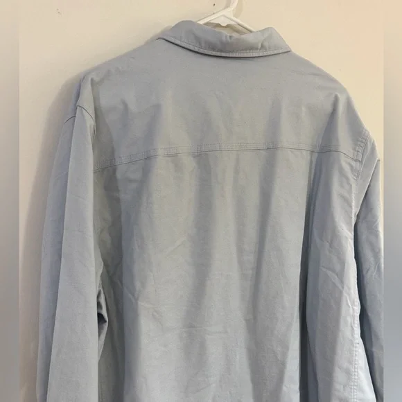 NWT DU/ER Men’s XL Performance Stretch Button Down Blue Long Sleeve Shirt Duer - Picture 6 of 10